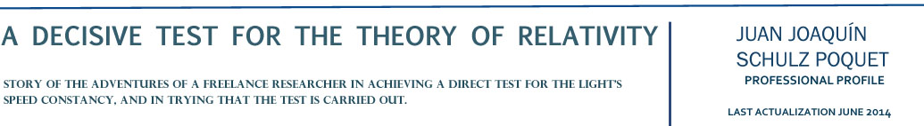 MY FIGHT WITH THE RELATIVITY